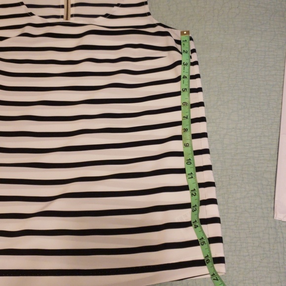 Tommy Hilfiger black/white striped blouse size M - Picture 5 of 5